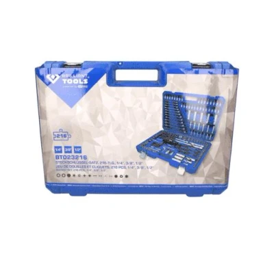 Billede af KS TOOLS BT023216 Værktøjssæt 216 10 (3/8&quot;), 12,5 (1/2&quot;), 6,3 (1/4&quot;) Firkant