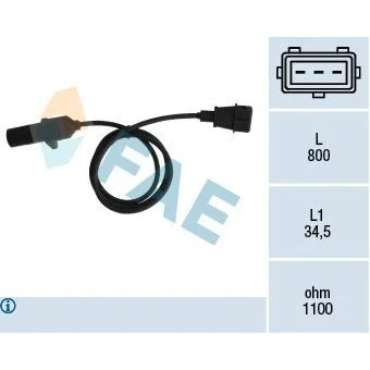 Billede af FAE 79296 Impulsensor 3 Induktiv FIAT: Panda I Hatchback, II Seicento / 600 Hatchback