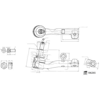 Billede af Sporstangkugle FEBI BILSTEIN 186265