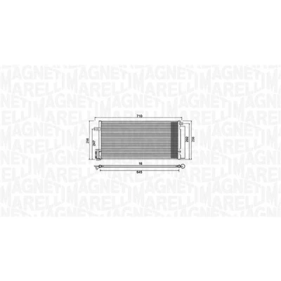 Billede af MAGNETI MARELLI 350203882000 Kondensator med tørrer 645x298x16 298mm 645mm 16mm ALFA ROMEO: Giulietta Hatchback, MiTo