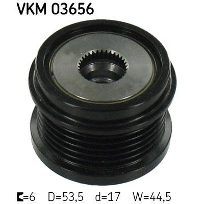 Billede af SKF VKM 03656 Friløbskobling 44,5 FORD: MONDEO 4 Turnier, S Max Mk1, FOCUS 3 VOLVO: V60 I, V50, S60 II