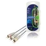 Billede af Composite Video Kabel 3x RCA Han 10.0 m Blå