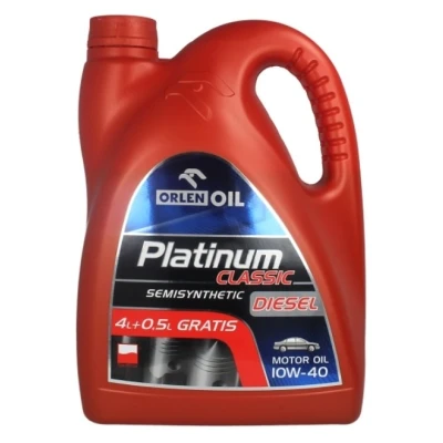 Billede af Orlen Platinum Classic DIESEL SEMISYNTHETIC 10W 40 4l Motorolie QFS405B60 MERCEDES BENZ: E klasse T modell, Sedan, modell