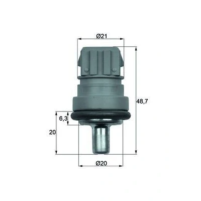 Billede af MAHLE ORIGINAL TSE 1D Kølevæsketemperatur Sensor med pakning VOLKSWAGEN: Golf 3, 4, Passat B5 Sedan, AUDI: A4 Avant, A6 C6 C5 Sedan