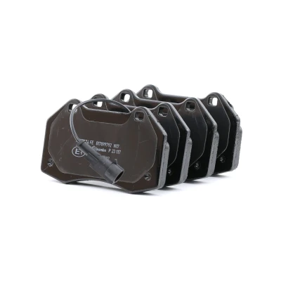 Billede af BREMBO P 23 117 Bremseklodser Inkl. slidadvarselskontakt uden tilbehør ALFA ROMEO: MiTo, FIAT: Grande Punto Hatchback