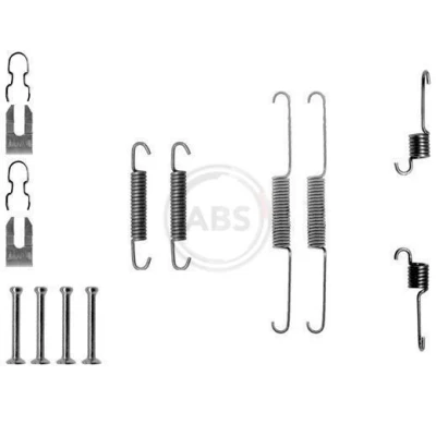 Billede af A.B.S. 0763Q Tilbehørssæt, bremsebakker FIAT: Panda I Hatchback, Uno Hatchback