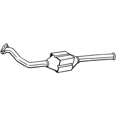 Billede af BOSAL 099 616 Katalysator Euro 2 med monteringsdele PEUGEOT: 306 Sedan