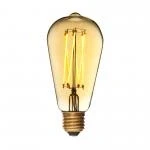 Billede af DANLAMP LED Edison Gold E27 4W 250lm dim