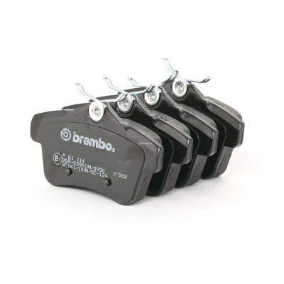 Billede af BREMBO P 61 114 Bremseklodser Ekskl. slidadvarselskontakt med anti knirke plade, bremsecaliperskruer uden tilbehør PEUGEOT: 5008 I, RCZ Coupe