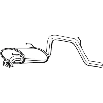 Billede af BOSAL 219 381 Lydpotte