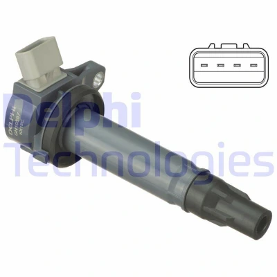 Billede af DELPHI GN10597 12B1 Tændspole 4 12