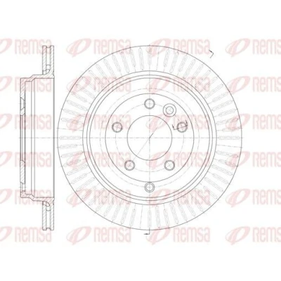 Billede af REMSA 6995.10 Bremseskiver bagaksel 325, 325 20 5 ventileret LAND ROVER: Range Rover Sport, Discovery 3, 4