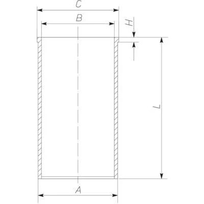 Billede af Cylinderforing MAHLE ORIGINAL 227 WN 69 01