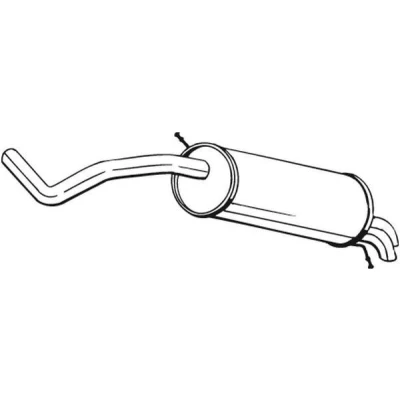Billede af BOSAL 278 107 Lydpotte SKODA: Fabia I Hatchback, VOLKSWAGEN: Polo IV Hatchback