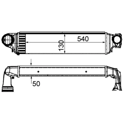 Billede af MAHLE ORIGINAL CI 425 000S Intercooler BMW: 3 Compact