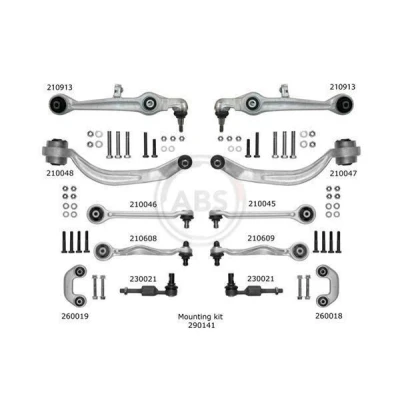 Billede af A.B.S. SMARTKIT 219902 Rep.sæt, bærearm AUDI: A4 B7 Avant, A6 C5 VOLKSWAGEN: Passat B5 GP Variant, Sedan