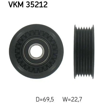 Billede af SKF VKM 35212 Remstrammerhjul SAAB: 9 5 Stationcar, OPEL: Vectra C Caravan, CC
