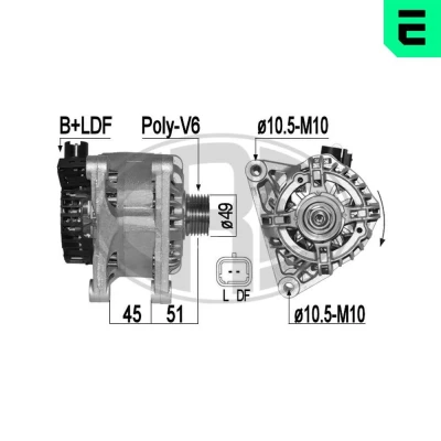 Billede af Generator ERA 209438A