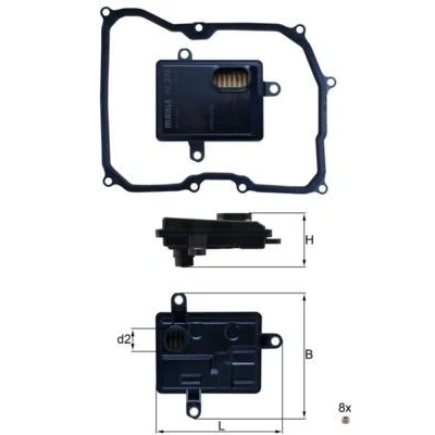 Billede af MAHLE ORIGINAL HX 275D Automatfilter VOLKSWAGEN: Golf 7, 7 Variant, SKODA: Octavia 3 Combi