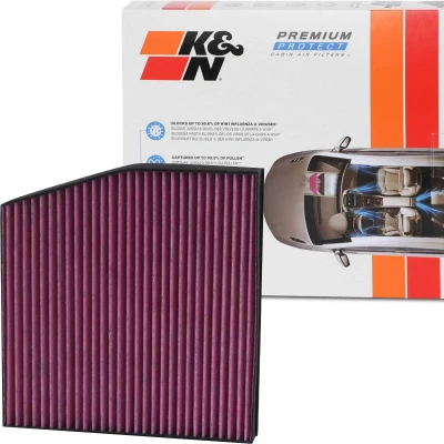 Billede af K&amp;N Filters DVF5021 Kabinefilter Aktivkulfilter 253 42 kvadratisk MERCEDES BENZ: A klasse, B CLA Stationcar, FORD: FOCUS 3 Turnier,
