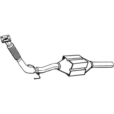 Billede af BOSAL 099 847 Katalysator Euro 3 med monteringsdele VOLKSWAGEN: Polo IV Hatchback, SKODA: Fabia I 1 Combi, SEAT: Ibiza