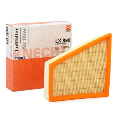 Billede af MAHLE ORIGINAL LX 998 Luftfilter 57,3 218 213,0 Filterindsats VOLKSWAGEN: Polo V Hatchback, up! IV SKODA: Fabia 2