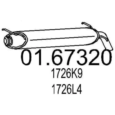 Billede af MTS 01.67320 Lydpotte 700 CITROËN: ZX Hatchback