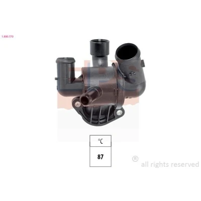 Billede af EPS 1.880.770 Termostat 87 Made in Italy OE Equivalent med pakning AUDI: A3 Sportback, Hatchback, TT Roadster, VOLKSWAGEN: GOLF 6
