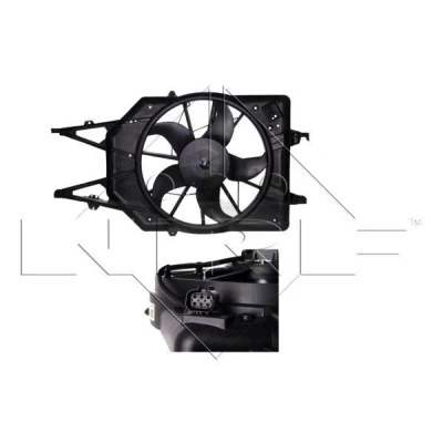 Billede af NRF 47034 Køleventilator 12 med kølerventilatorramme (karm) FORD: Focus Mk1 Stationcar