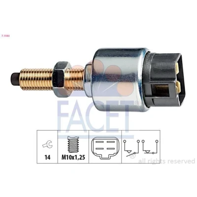 Billede af FACET 7.1044 Bremselyskontakt mekanisk M10x1,25 Made in Italy OE Equivalent MITSUBISHI: Pajero Sport 1 SUV