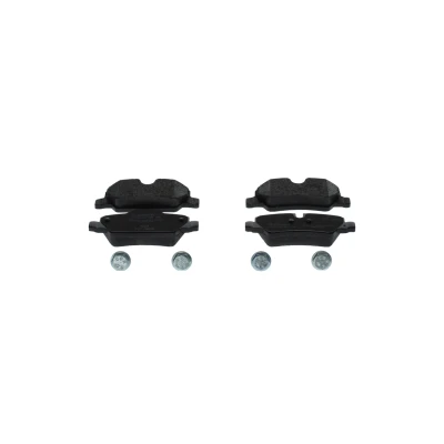 Billede af BOSCH 0 986 495 400 Bremseklodser Low Metallic med anti knirke plade, monteringsvejledning MINI: Hatchback, Cabriolet