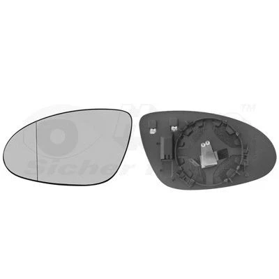 Billede af VAN WEZEL 3038837 Spejlglas venstre