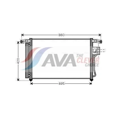 Billede af PRASCO HY5175D Kondensator med tørrer 13,0 8,5 Aluminium 693