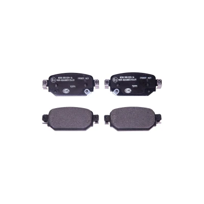 Billede af HELLA 8DB 355 039 141 Bremseklodser med akustisk advarsel for slid MAZDA: 3 Sedan, CX 3, Hatchback
