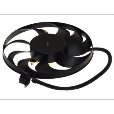 Billede af THERMOTEC D8W020TT Køleventilator 290, 290 12 90 elektrisk uden kølerventilatorramme (karm) VOLKSWAGEN: Polo IV Hatchback