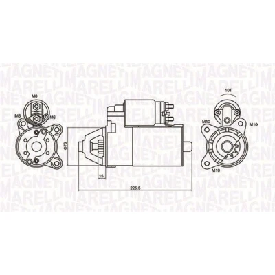 Billede af MAGNETI MARELLI 063721336010 Starter 12 1,4 10