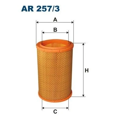 Billede af FILTRON AR 257/3 Luftfilter 207 131,5 Filterindsats