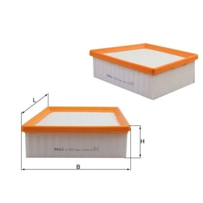 Billede af KNECHT LX 4638 Luftfilter 70,3 215 159,6 Filterindsats FORD: FIESTA 7, Puma SUV, Transit Custom V362 Van