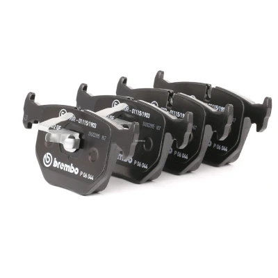 Billede af BREMBO P 06 044 Bremseklodser Forberedt til slidindikator med stempelklips uden tilbehør BMW: 3 Touring, Sedan, Coupe, LAND ROVER: Range Rover