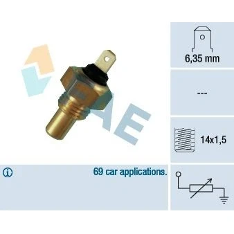 Billede af FAE 31460 Kølevæsketemperatur Sensor ALFA ROMEO: 75