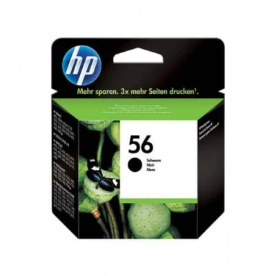 Billede af HP 56 sort blækpatron 19ml C6656AE original