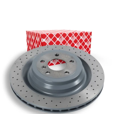 Billede af FEBI BILSTEIN 106606 Bremseskiver bagaksel 345 22 5 112 perforeret/indv. ventileret coatet MERCEDES BENZ: GLE SUV, ML klasse, GL