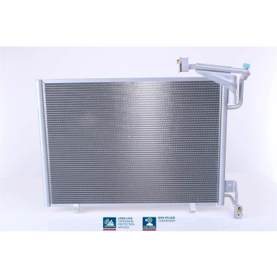 Billede af NISSENS 940528 Kondensator uden tørrer Aluminium 540 R 134a FORD: FIESTA 6