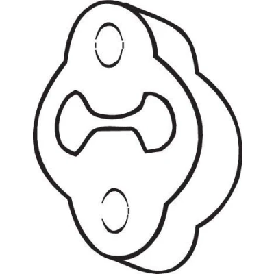 Billede af BOSAL 255 623 Gummibånd, udstødningssystem