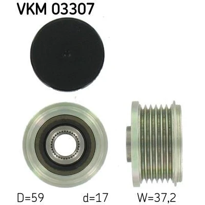 Billede af SKF VKM 03307 Friløbskobling 37,2 CITROËN: C5 3, C4 I Grand Picasso, III Stationcar, PEUGEOT: Expert II Tepee
