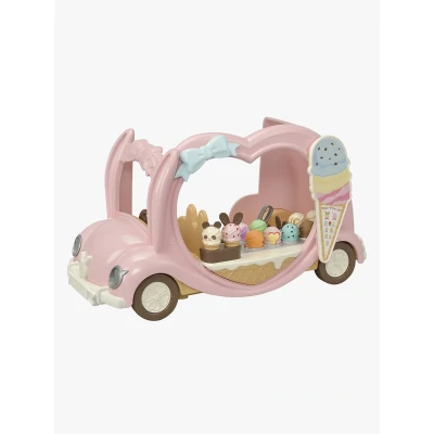 Billede af Sylvanian Families ICE Cream VAN Miniaturelegetøj til børn, Størrelse: One Size, Multi coloured