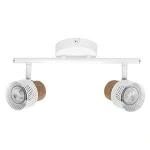 Billede af LEDVANCE LED loftspot Cork, GU10, 2 lys, dæmpbar, hvid