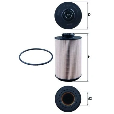 Billede af MAHLE ORIGINAL KX 230D Brændstoffilter Filterindsats