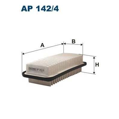 Billede af FILTRON AP 142/4 Luftfilter 67 118 268 Filterindsats TOYOTA: Yaris I Hatchback, Verso