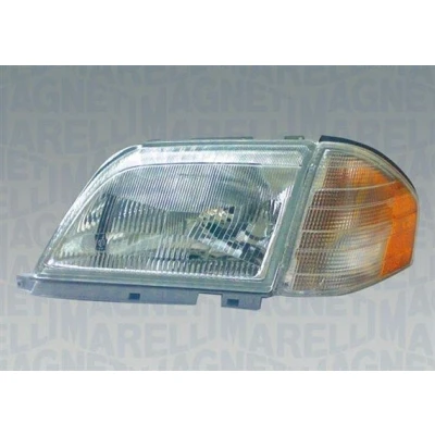 Billede af MAGNETI MARELLI 710301090311 Forlygter venstre H4 Halogen gennemsigtig med blinklys til højrekørsel indstillingsmotor for LWR